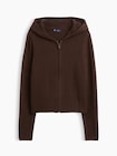 CashSoft カシミヤタッチ ジップアップパーカー-5
