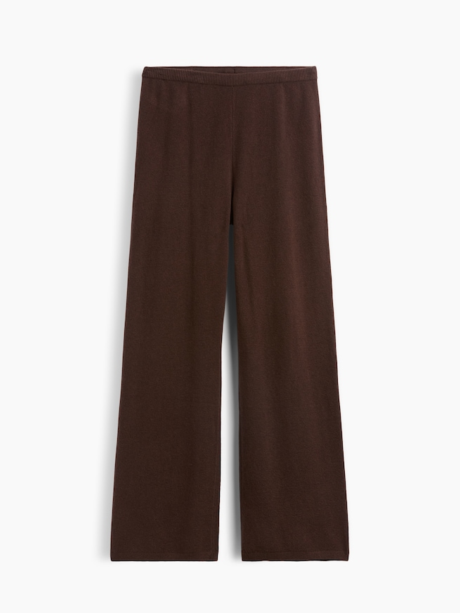 CashSoft カシミヤタッチ ルーズフィット ニットパンツ-6