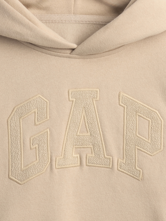 ヴィンテージソフト リラックスフィット GAPロゴパーカー (キッズ)-4