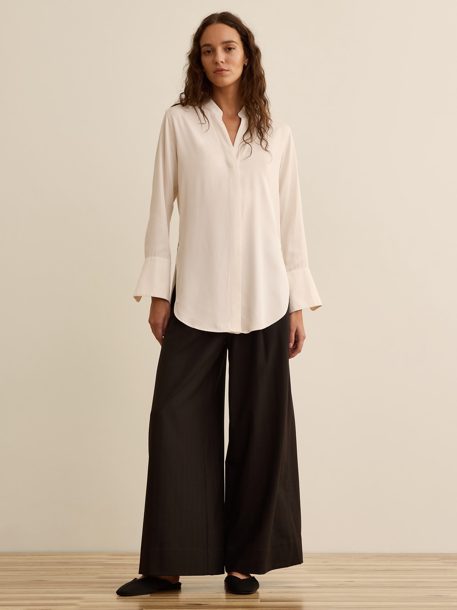 Banana Republic x La Ligne リラックス ビスコース チュニック-2