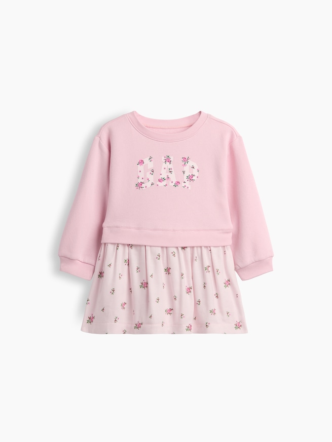 babyGap GAPロゴ スウェットワンピース-1