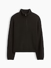 CashSoft カシミヤタッチ ハーフジップ プルオーバー-5