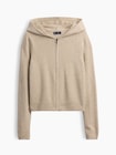 CashSoft カシミヤタッチ ジップアップパーカー-5