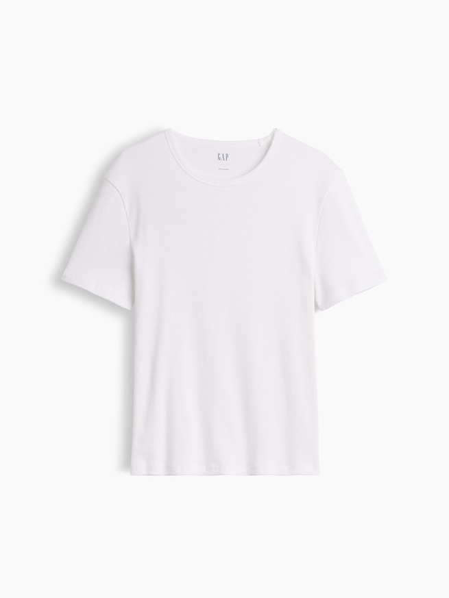 シュランケン リブTシャツ-4
