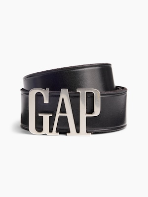 レザー100% GAPロゴベルト