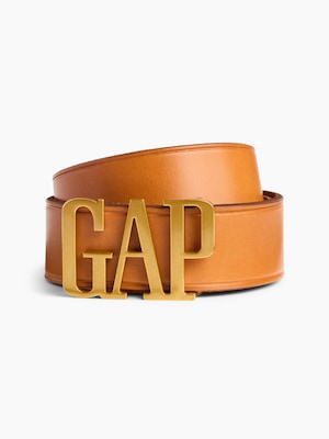 レザー100% GAPロゴベルト