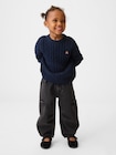 CashSoft カシミヤタッチ ケーブルニットセーター (幼児・ベビー)-1