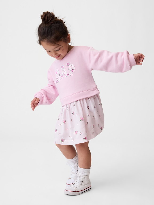 babyGap GAPロゴ スウェットワンピース-0