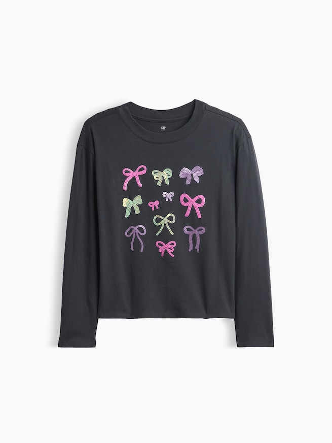 オーバーサイズ グラフィックTシャツ (キッズ)-0
