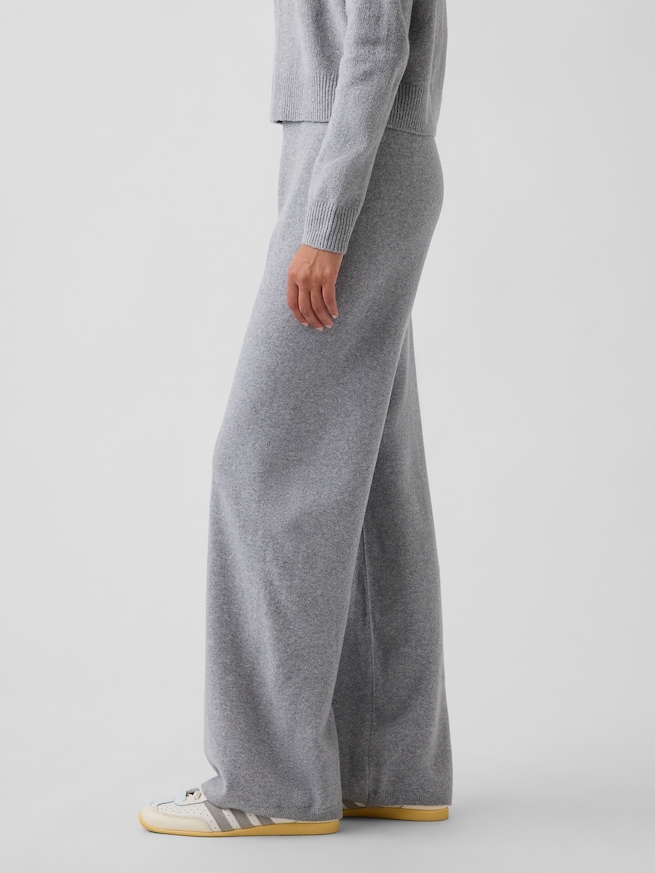 CashSoft カシミヤタッチ ルーズフィット ニットパンツ-3