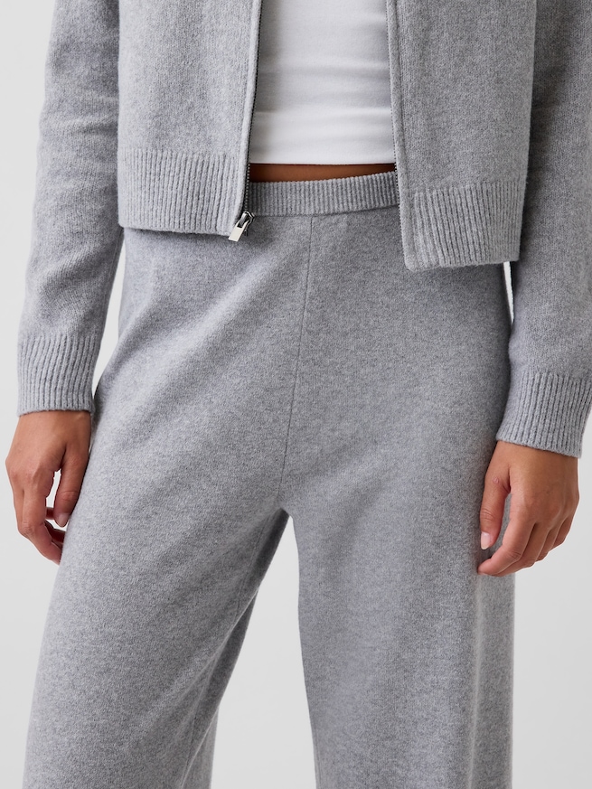 CashSoft カシミヤタッチ ルーズフィット ニットパンツ-5