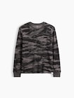 ワッフルニット クルーネックTシャツ (キッズ)-0
