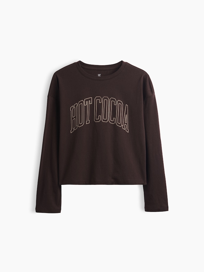 オーバーサイズ グラフィックTシャツ (キッズ)-1