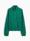 CashSoft カシミヤタッチ ハーフジップ プルオーバー-4