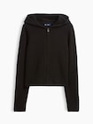 CashSoft カシミヤタッチ ジップアップパーカー-5