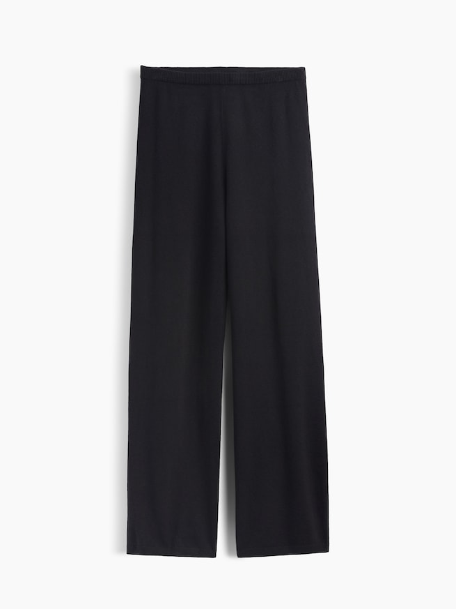 CashSoft カシミヤタッチ ルーズフィット ニットパンツ-5