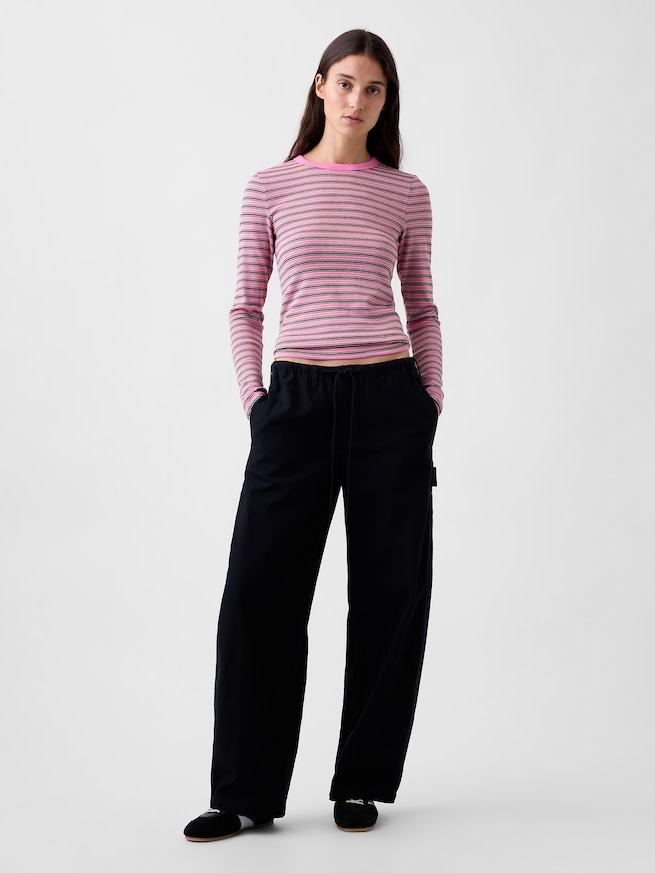 モダン クルーネックTシャツ-1