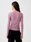 モダン クルーネックTシャツ-2