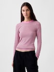 モダン クルーネックTシャツ-0