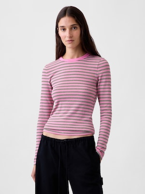 モダン クルーネックTシャツ