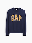 リラックスフィット GAPロゴ インターシャセーター (キッズ)-1