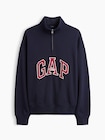 ヘビーウェイト オーバーサイズ GAPロゴ ハーフジップ プルオーバー-4