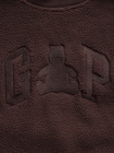 ボア オーバーサイズ モックネック GAPロゴ スウェットシャツ (キッズ)-3