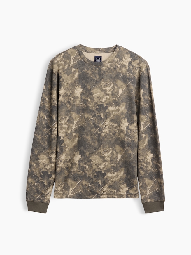 リラックスフィット ワッフルTシャツ-4