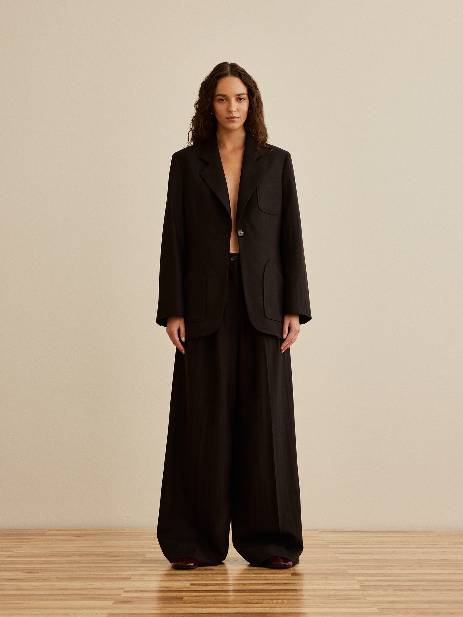 Banana Republic x La Ligne ワイドレッグ パンツ-4
