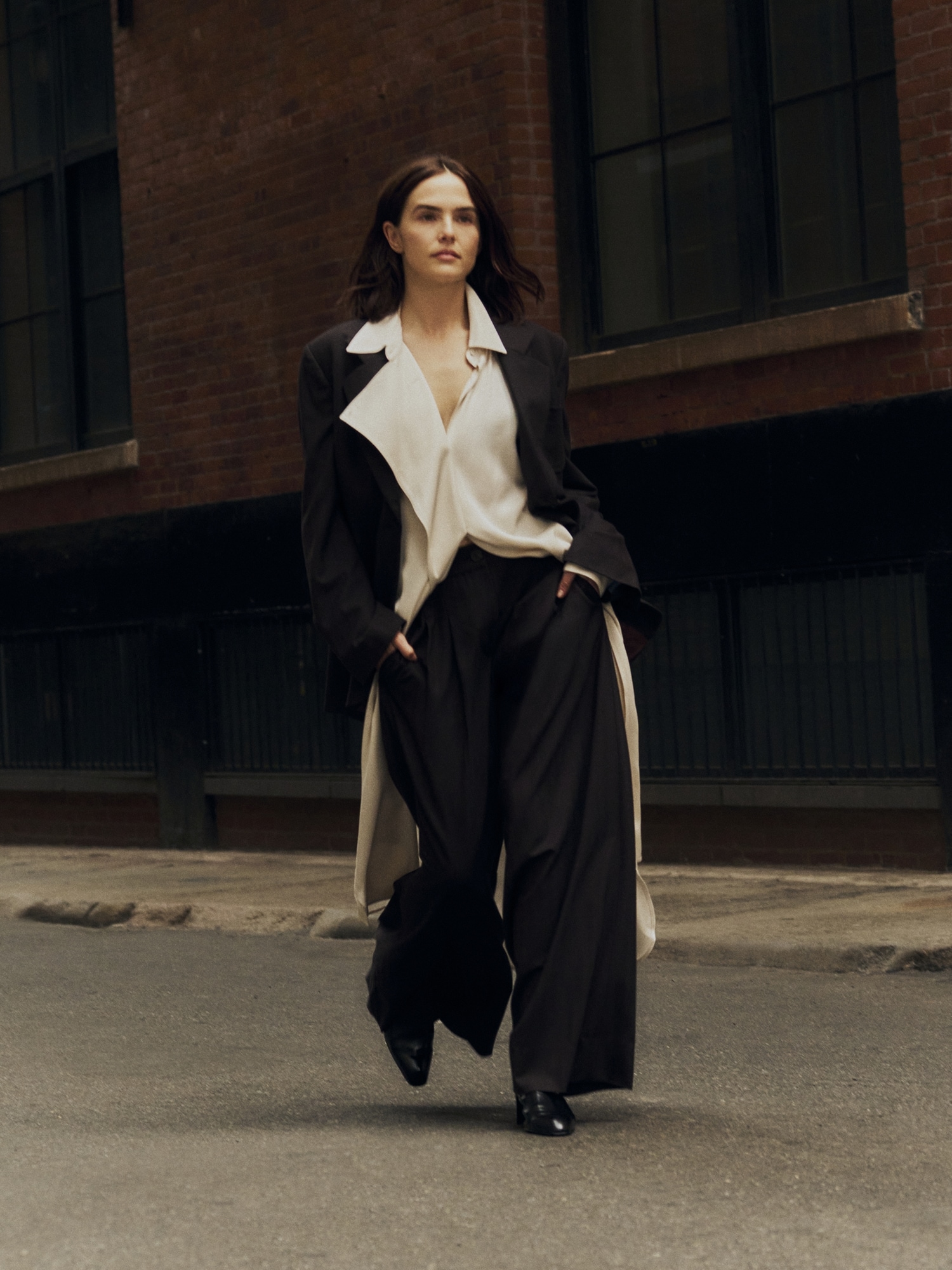 Banana Republic x La Ligne ワイドレッグ パンツ-3