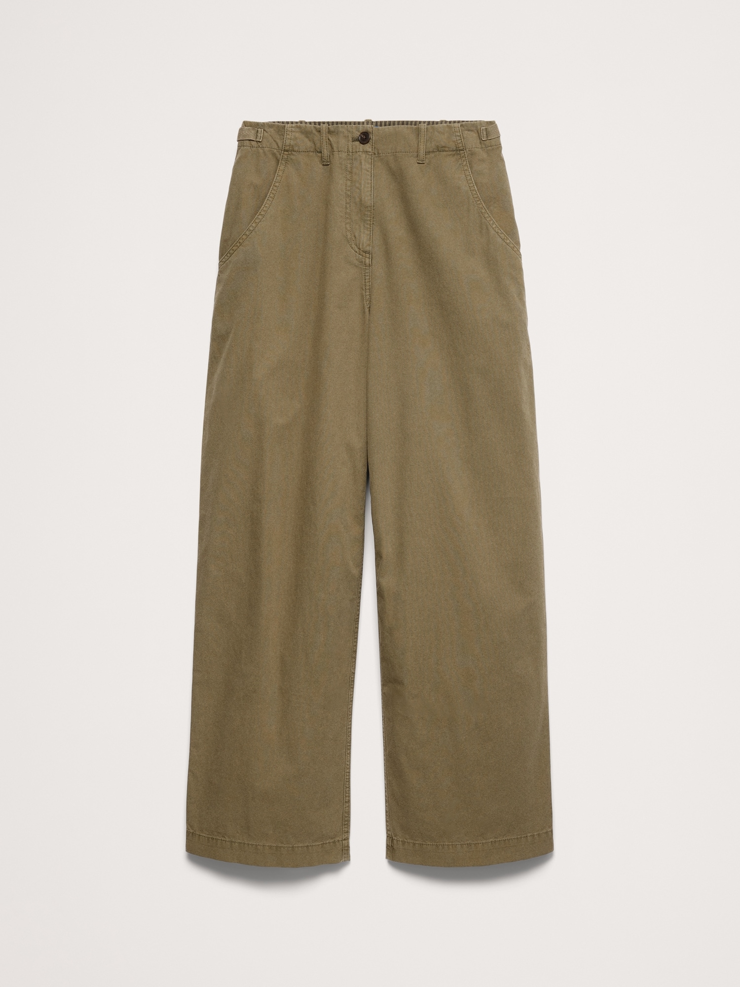 Banana Republic x La Ligne ワイドレッグ コットンチノパンツ-4