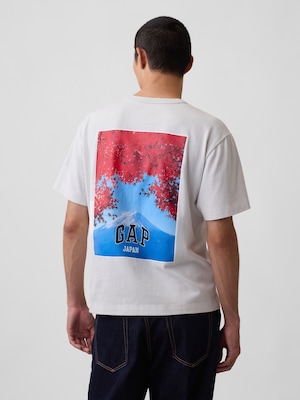 ヘビーウェイト MOMIJI GAPロゴTシャツ