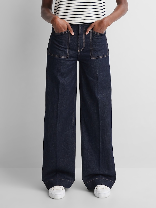 Gap &times; A.P.C. ハイライズ ストライドデニム-1