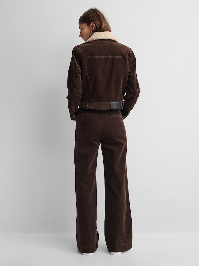 Gap &times; A.P.C. ハイライズ コーデュロイ ストライドパンツ-4
