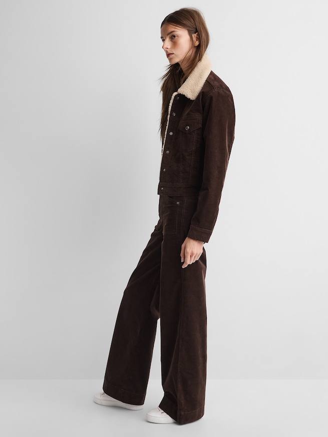 Gap &times; A.P.C. ハイライズ コーデュロイ ストライドパンツ-3