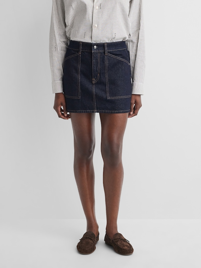 Gap &times; A.P.C. デニム ミニスカート-2