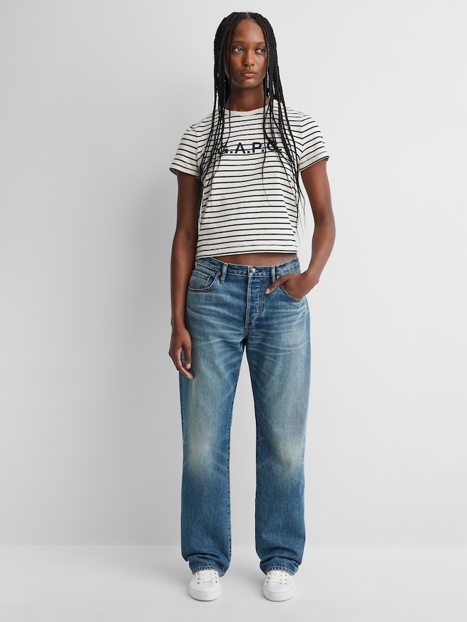 Gap &times; A.P.C. ジャパニーズ デニム リラックスフィット ストレートデニム-4