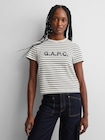 Gap &times; A.P.C. ロゴTシャツ-0