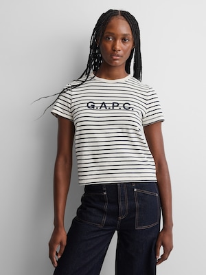 Gap &times; A.P.C. ロゴTシャツ