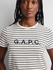 Gap &times; A.P.C. ロゴTシャツ-4