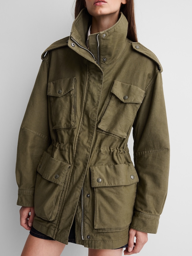 Gap &times; A.P.C. オーバーサイズ ユーティリティジャケット-4