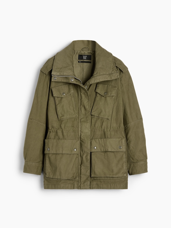 Gap &times; A.P.C. オーバーサイズ ユーティリティジャケット-7