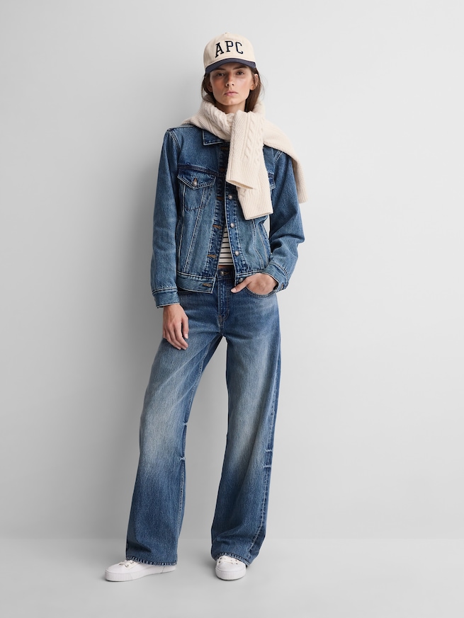 Gap &times; A.P.C. 裏地付き アイコンデニムジャケット-1