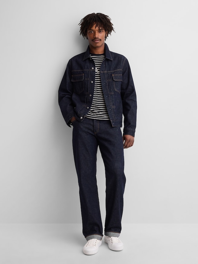 Gap &times; A.P.C. 裏地付き ジャパニーズ デニムジャケット-2