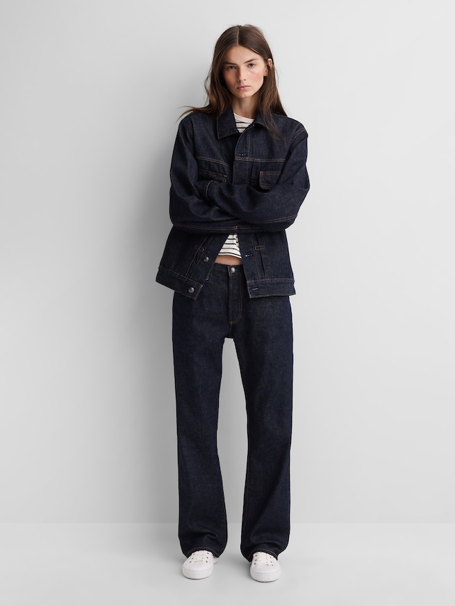 Gap &times; A.P.C. 裏地付き ジャパニーズ デニムジャケット-4