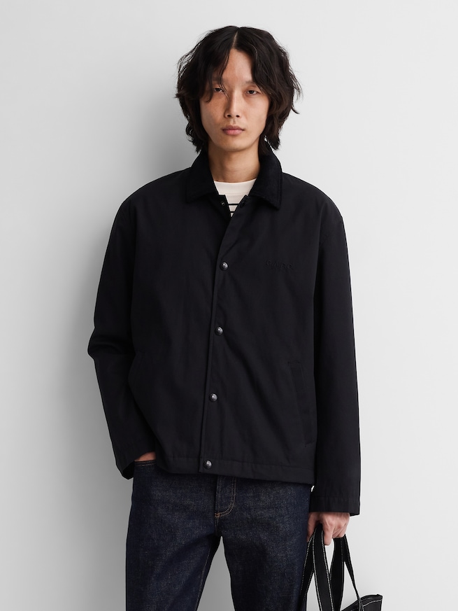 Gap &times; A.P.C. コーティング キャンバス コーチジャケット-0