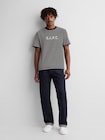 Gap &times; A.P.C. ロゴ ストライプTシャツ-1