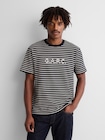 Gap &times; A.P.C. ロゴ ストライプTシャツ-0