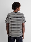 Gap &times; A.P.C. ロゴ ストライプTシャツ-2