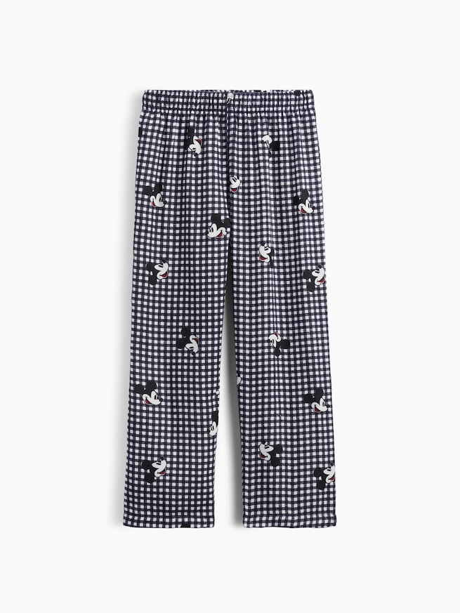 GapKids &times; ディズニー ミッキーマウス ストレート フランネル パジャマパンツ-0
